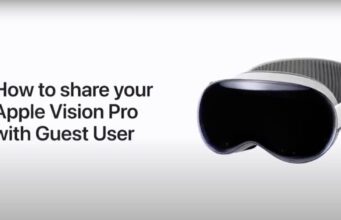 Apple návody – Jak sdílet Apple Vision Pro s hostem