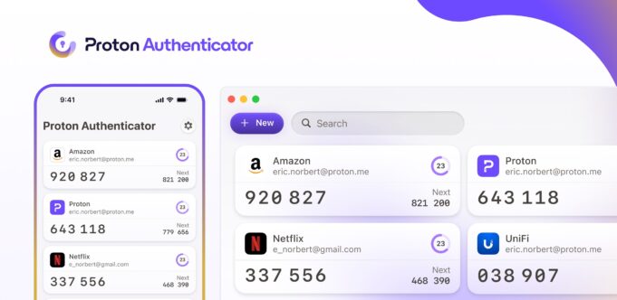 Proton představil novou bezplatnou aplikaci Proton Authenticator – nástroj pro dvoufázové ověřování (2FA)
