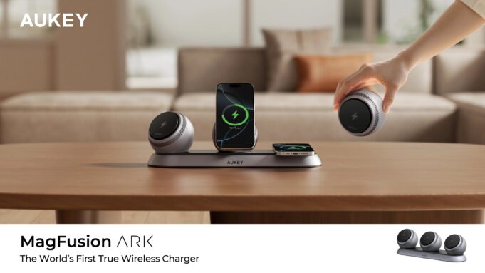 Aukey MagFusion Ark: Nová modulární Qi2.2 bezdrátová nabíječka