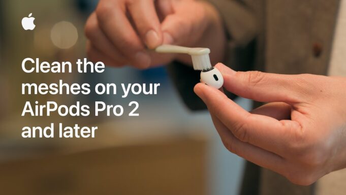 Apple návody – Jak čistit síťky na AirPods Pro 2 a novějších
