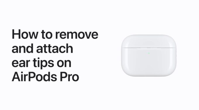 Apple návody – Jak sundat a nasadit špunty do uší na AirPods Pro