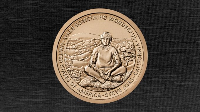 Mincovna Spojených států brzy začne vyrábět novou jednodolarovou americkou minci s podobiznou Steva Jobse