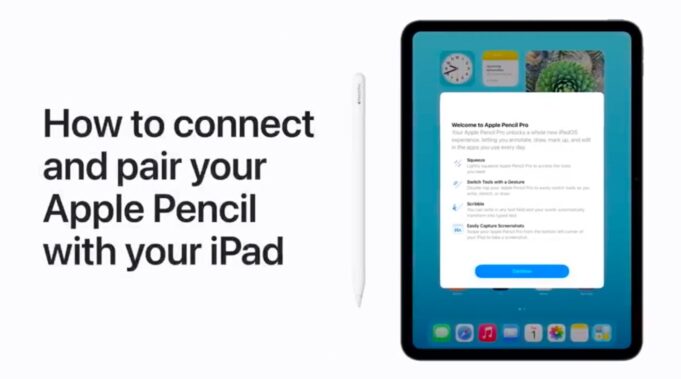 Apple návody – Jak připojit a spárovat Apple Pencil s iPadem