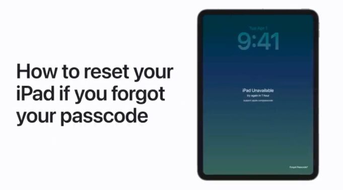 Apple návody – Jak resetovat iPad, když zapomenete heslo