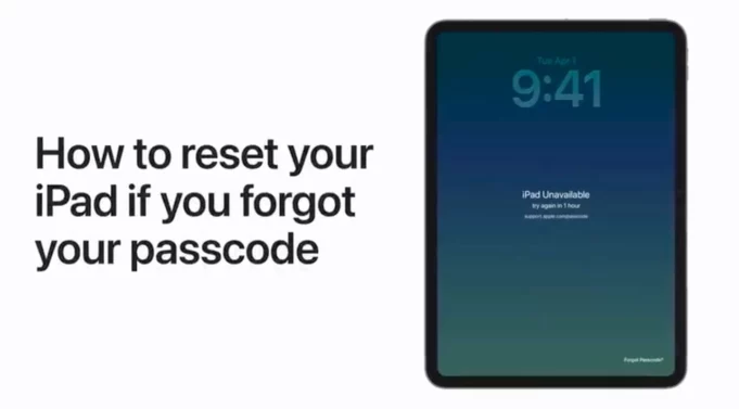 Apple návody – Jak resetovat iPad, když zapomenete heslo