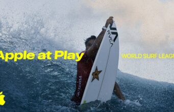 Apple sdílel video, na kterém ukazuje použití Apple Watch na závodech World Surf League Championship Tour