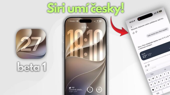 Denis Surových – iOS 27 beta 1: ukázka všech novinek v Česku
