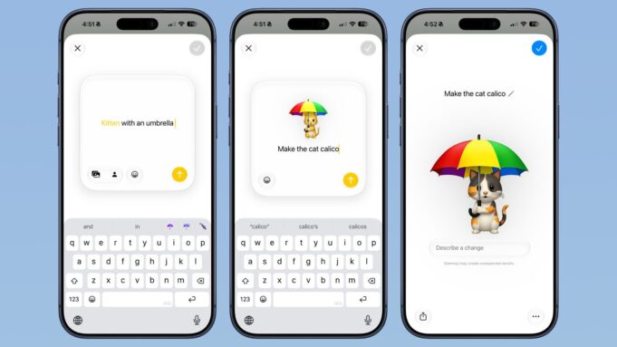 iOS 27 obsahuje zcela nové rozhraní pro vytváření Genmoji