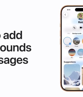 Apple návody – Jak přidat pozadí v aplikaci Zprávy na iPhonu, iPadu, Macu a Apple Vision Pro
