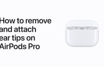 Apple návody – Jak sejmout a nasadit silikonové špunty do uší na AirPods Pro