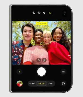 Skládací iPhone Duo by mohl nabídnout zajímavou funkci pro videohovory