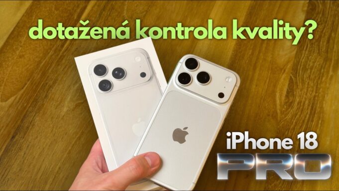 Denis Surových – iPhone 18 Pro – unboxing a první pohled